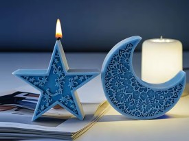 Molde silicona modelo estrella 